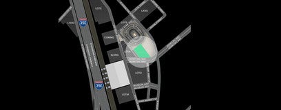 Seat view from Gold Garage