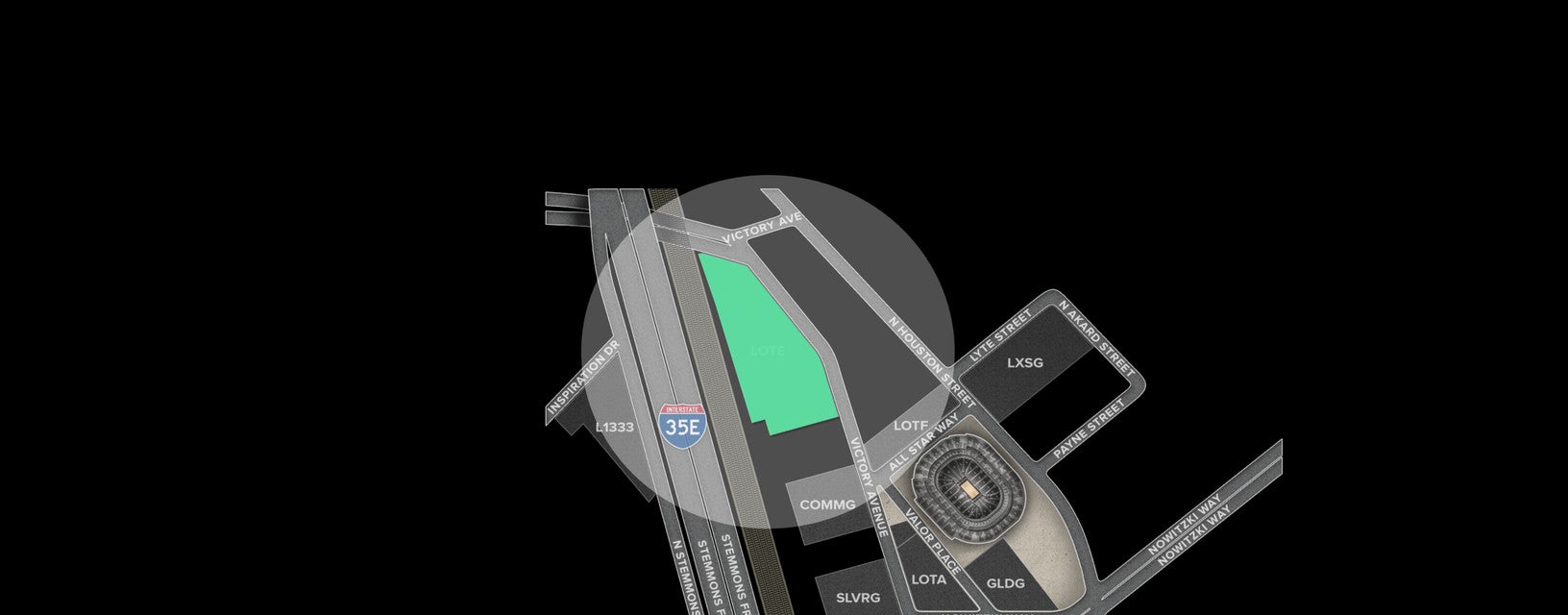 Seat view from Lot