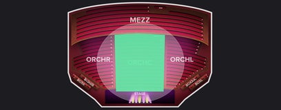 Seat view from Orchestra