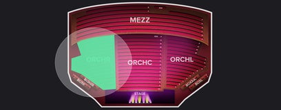 Seat view from Orchestra