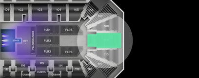 Seat view from Lower