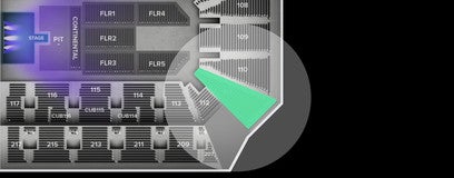 Seat view from Lower