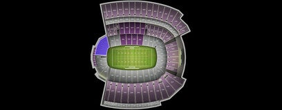 Seat view from Lower Endzone