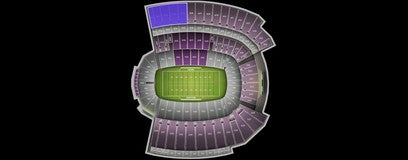 Seat view from Sideline