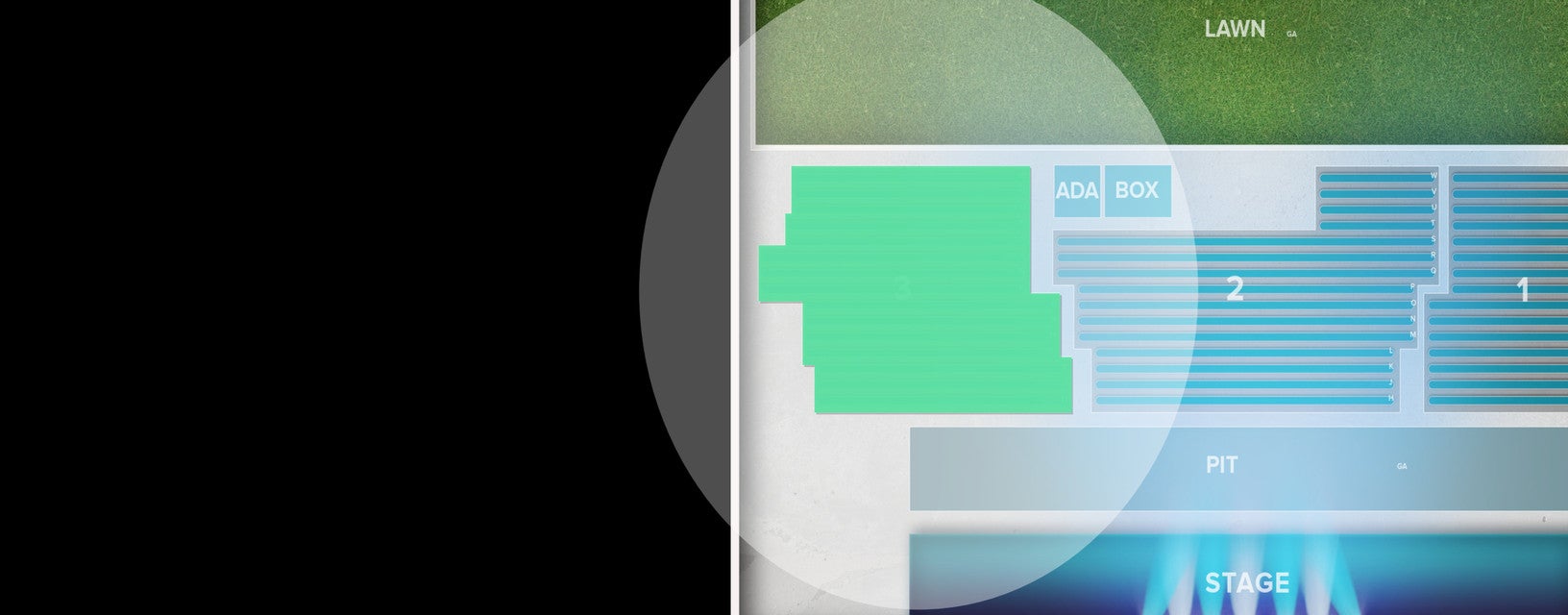 Seat view from Reserved