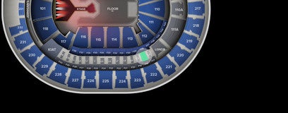 Seat view from Loge