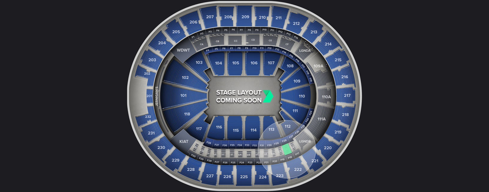 Seat view from Loge