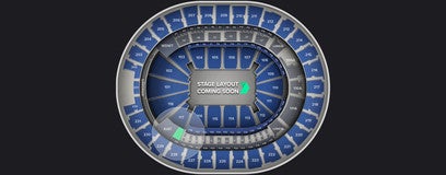 Seat view from Loge