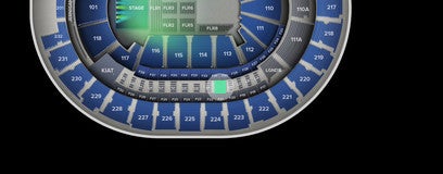 Seat view from Loge