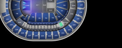 Seat view from Loge