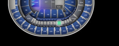Seat view from Loge
