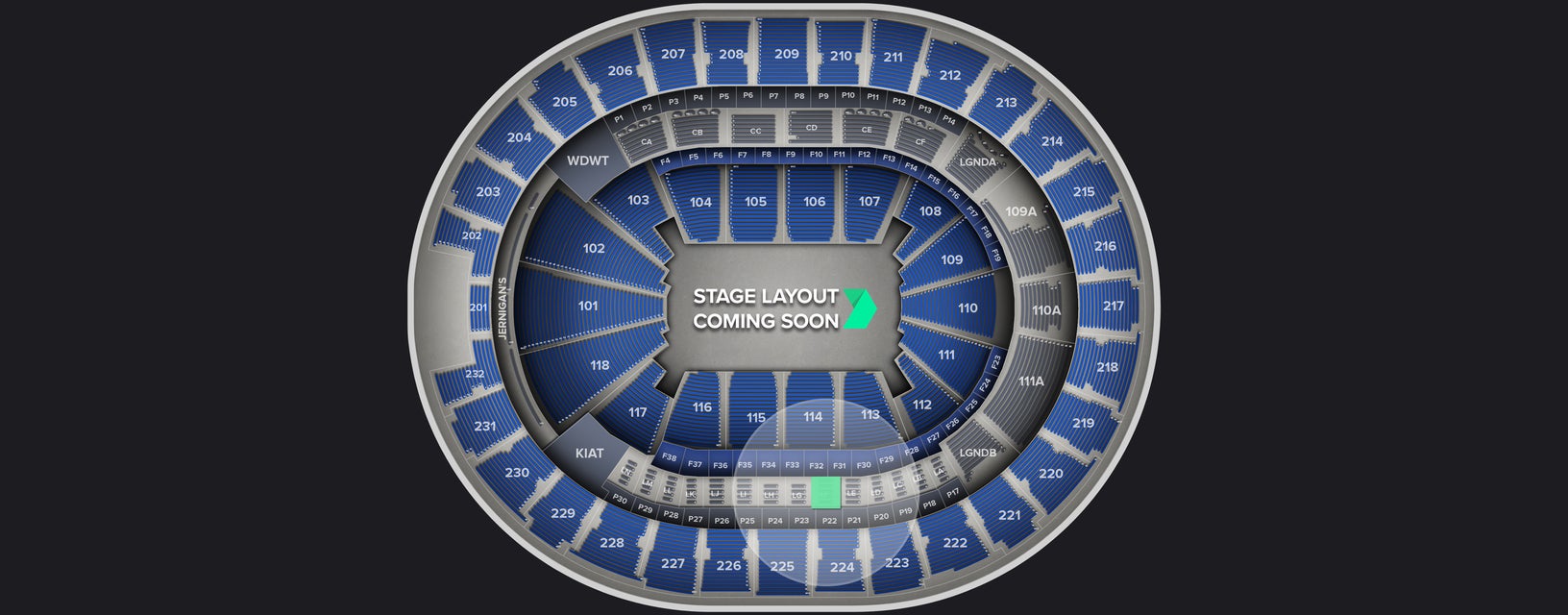 Seat view from Loge