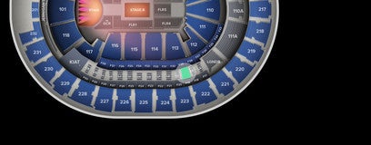 Seat view from Loge