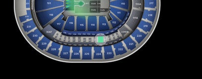 Seat view from Loge