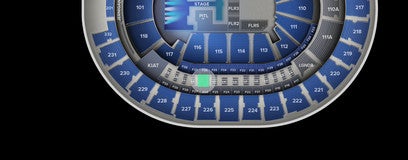 Seat view from Loge