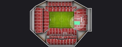 Seat view from Shortside Lower