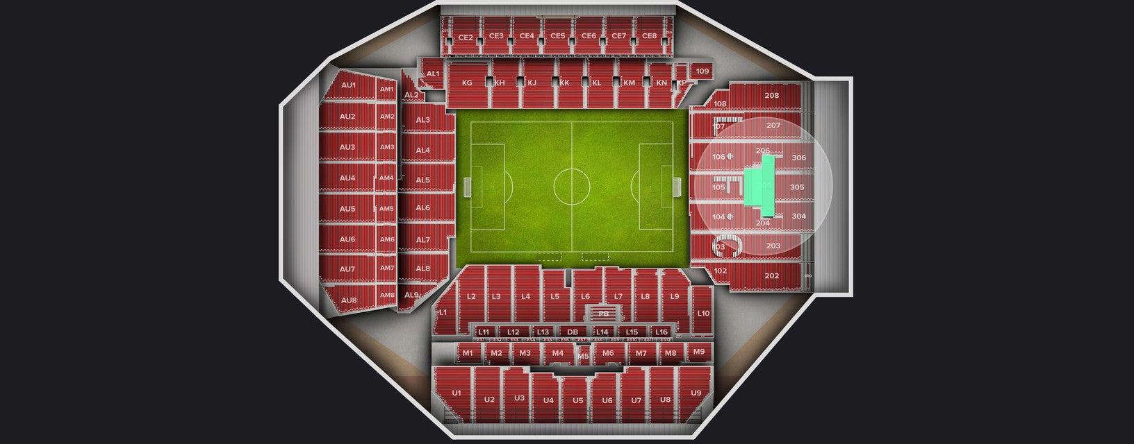 Seat view from Shortside Upper