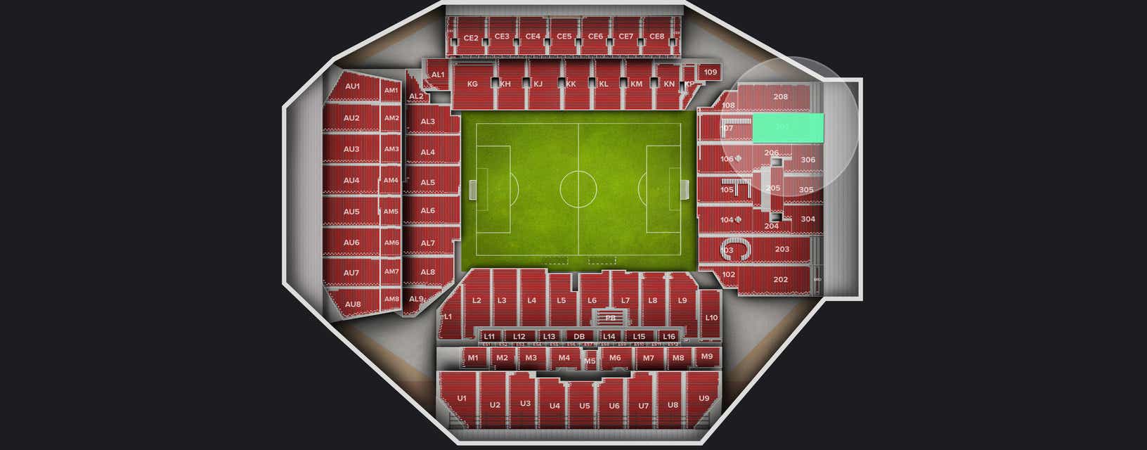 Seat view from Shortside Upper