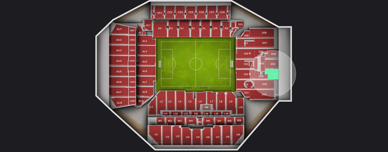 Seat view from Shortside Upper