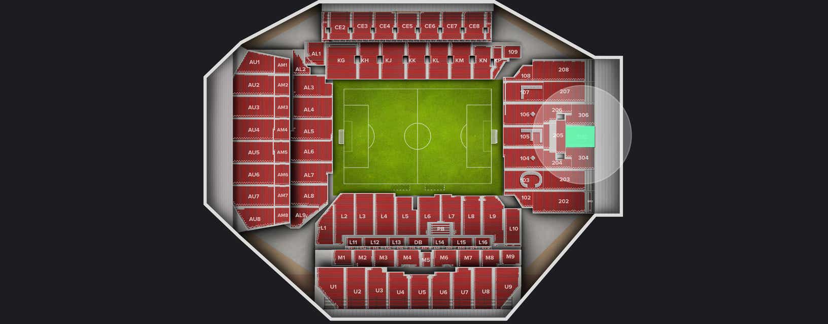 Seat view from Shortside Upper