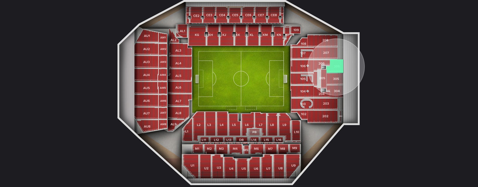 Seat view from Shortside Upper