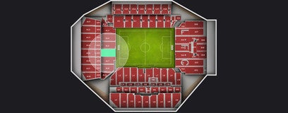 Seat view from Shortside Lower