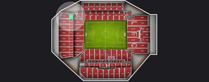 Seat view from VIP Packages