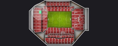 Seat view from VIP Packages