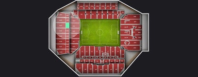 Seat view from VIP Packages