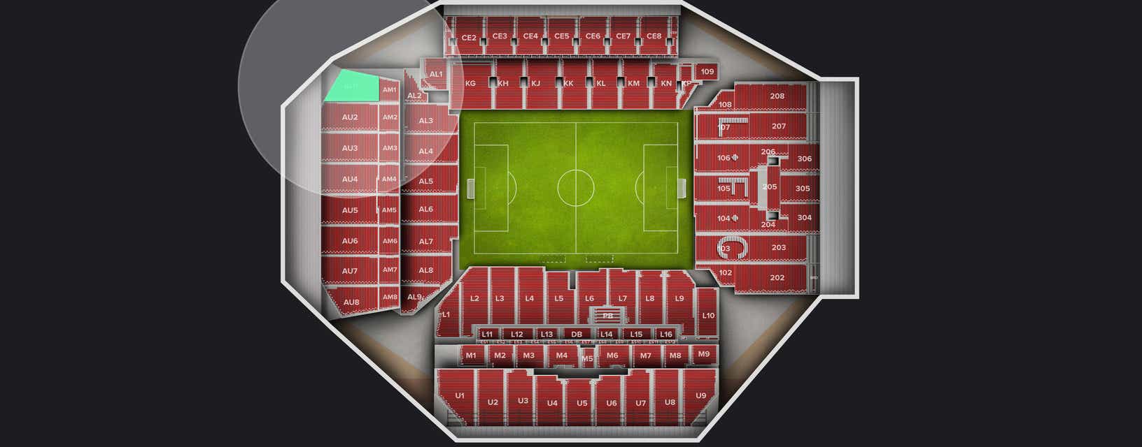 Seat view from Shortside Upper