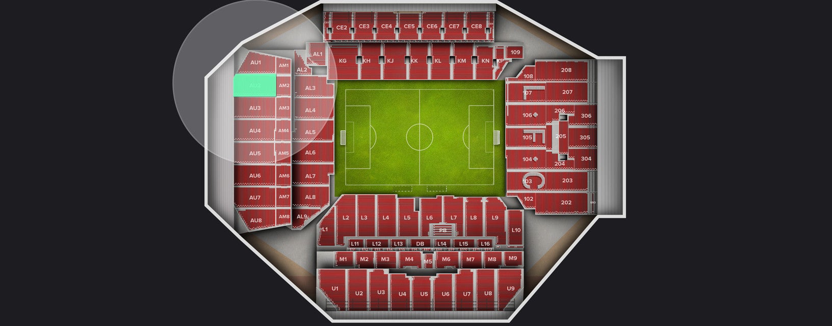 Seat view from Shortside Upper