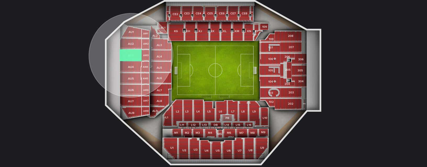 Seat view from Shortside Upper