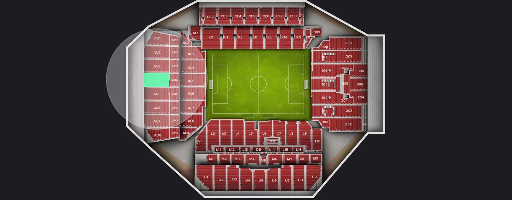 Seat view from Shortside Upper