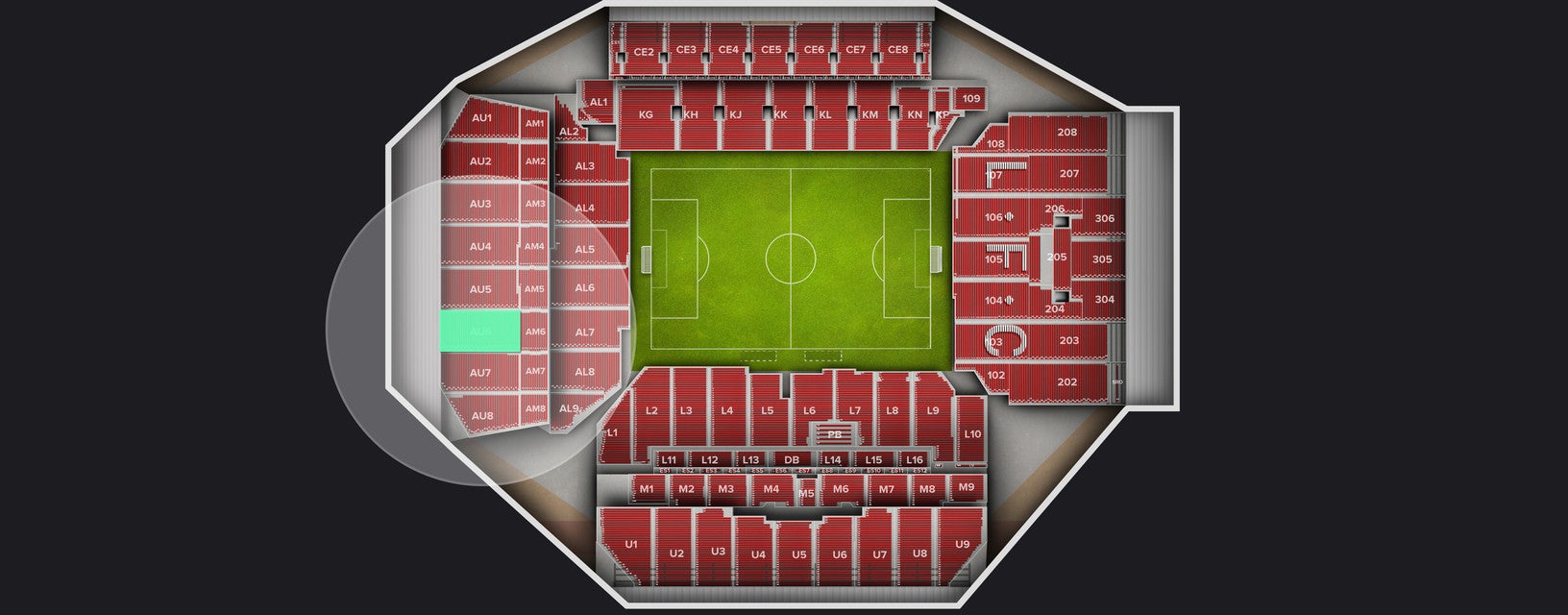 Seat view from Shortside Upper