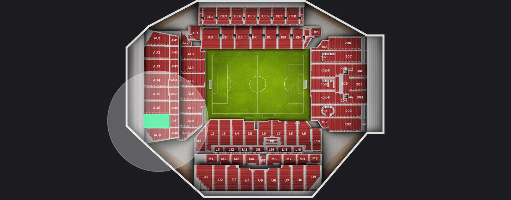 Seat view from Shortside Upper