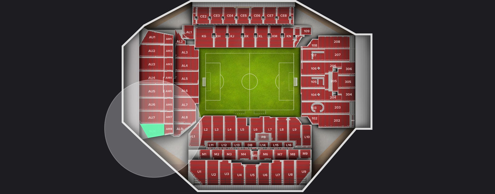 Seat view from Shortside Upper