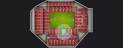 Seat view from Longside Lower
