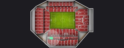 Seat view from VIP Packages