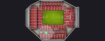 Seat view from VIP Packages