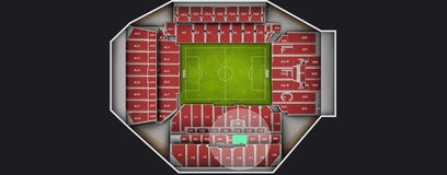 Seat view from VIP Packages