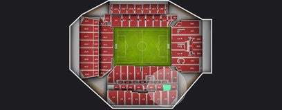 Seat view from VIP Packages