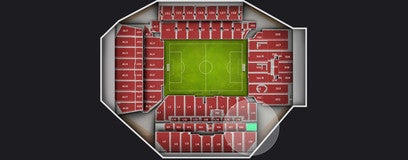 Seat view from VIP Packages