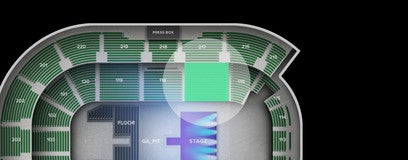Seat view from Lower