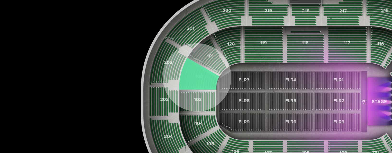 Seat view from Lower