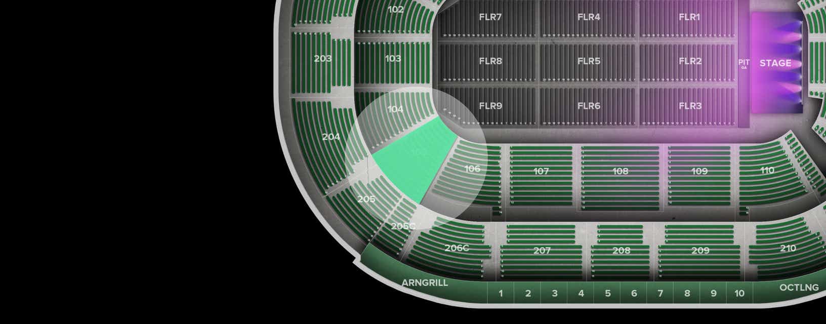 Seat view from Lower