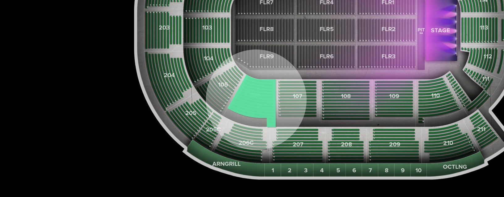 Seat view from Lower