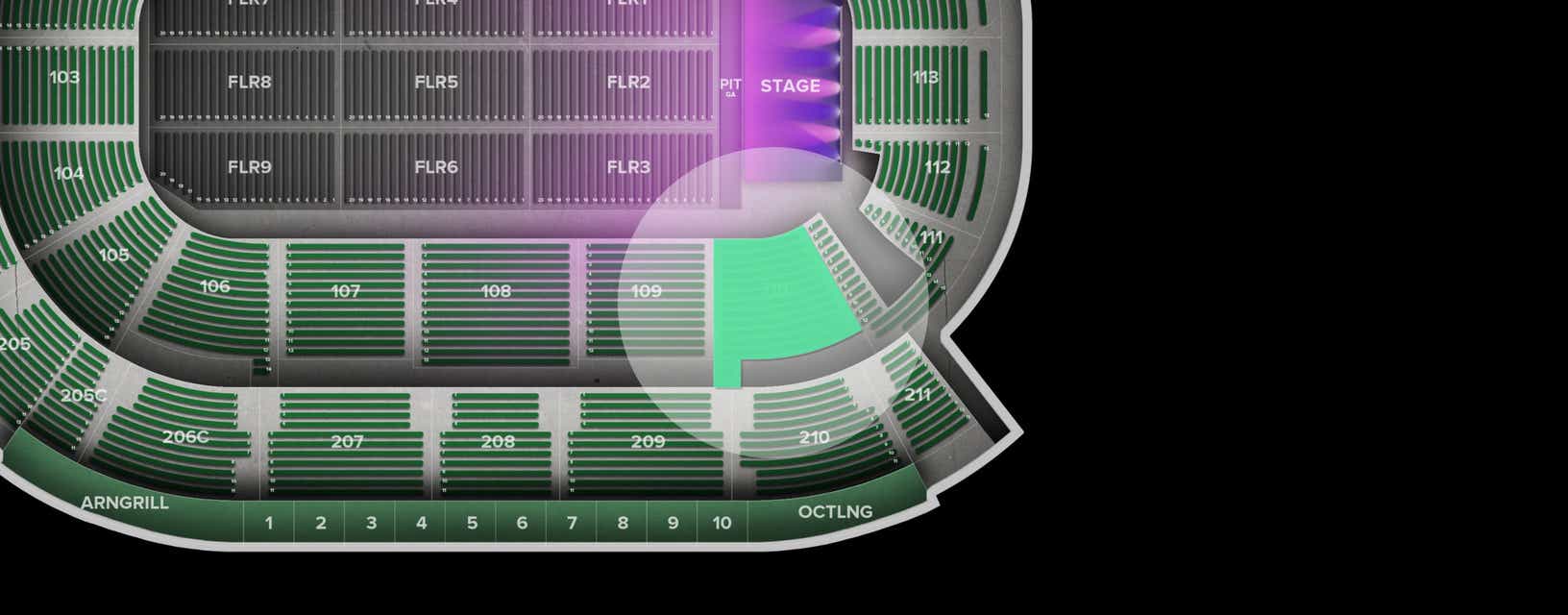 Seat view from Lower
