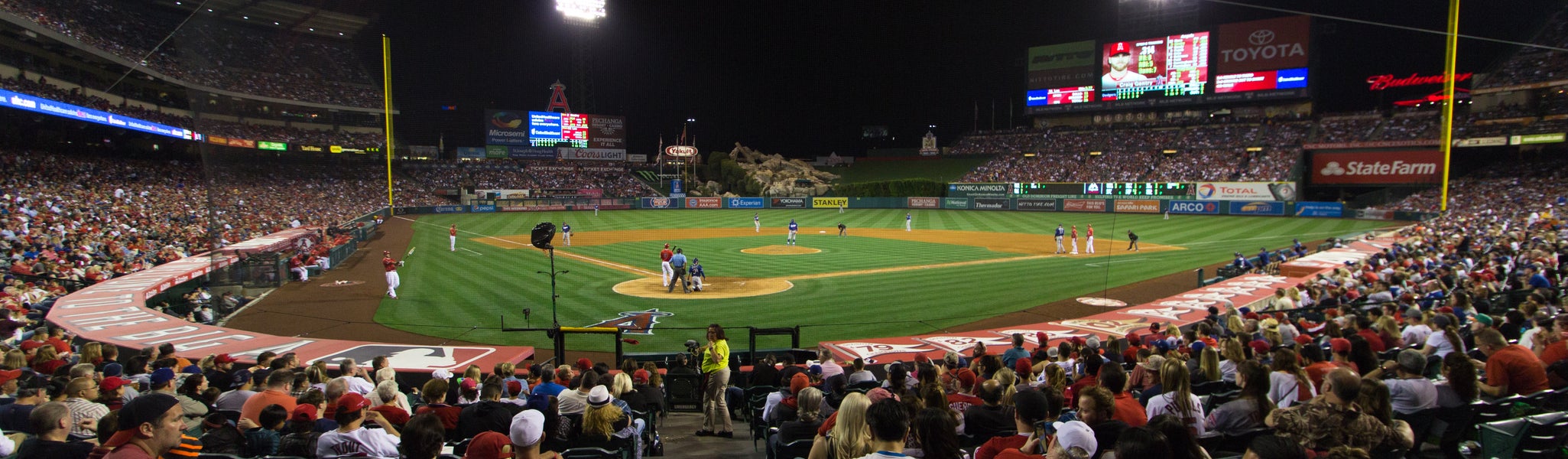 Seat view from Diamond Club