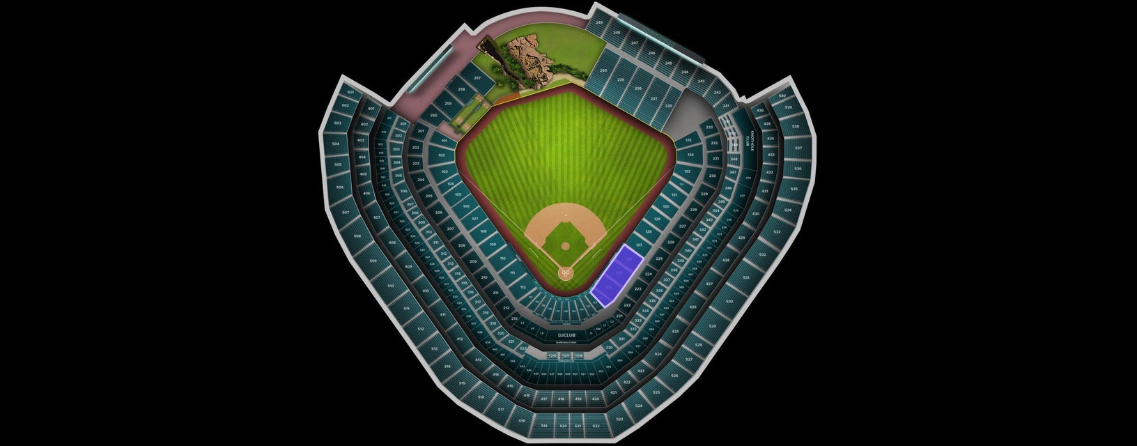 Seat view from Field MVP