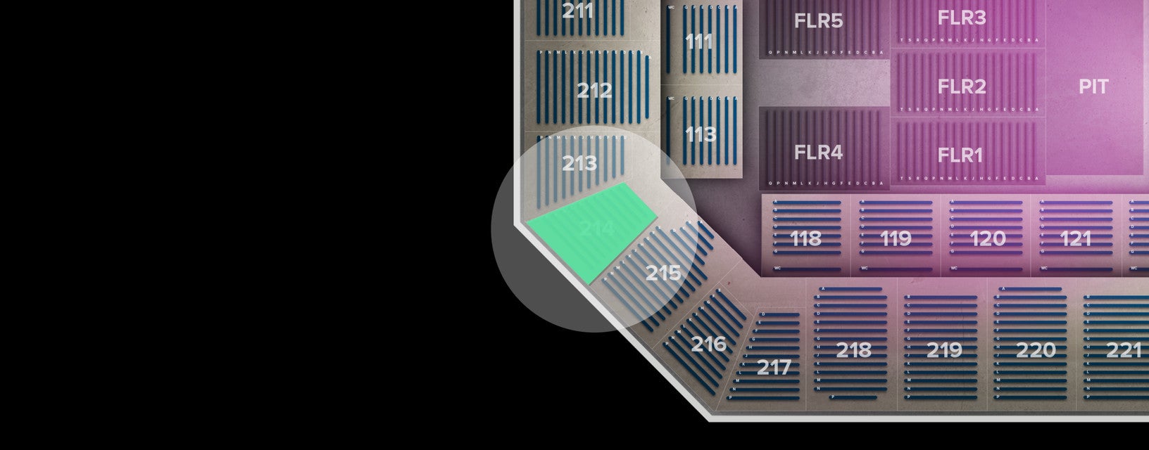 Seat view from Upper